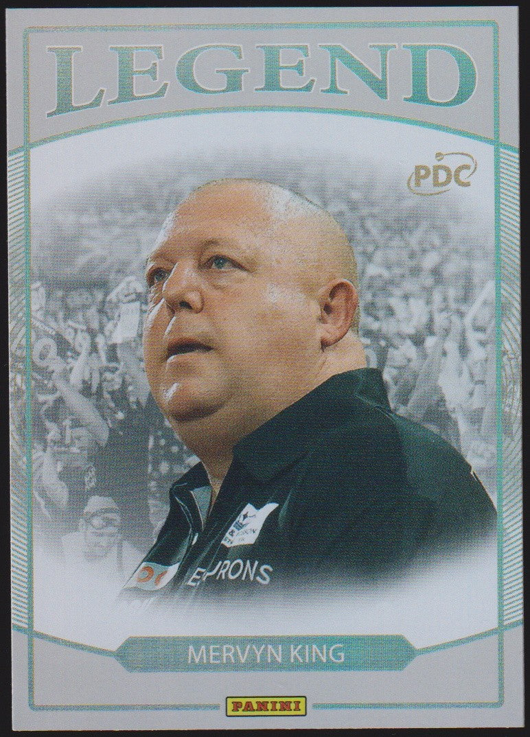 Panini PDC World Championship 2026 Mervyn King "The King" Refractor Parallel – Bild 1