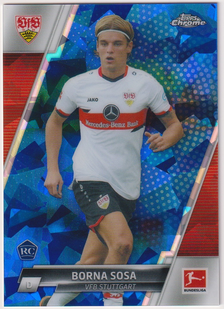 Topps Chrome 2021-22 Borna Sosa Rookie VfB Stuttgart Parallel Rare – Bild 1
