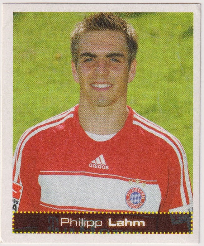 Panini Bundesliga Fussball 2007-08 Philipp Lahm FC Bayern München Parallel Rare – Bild 1
