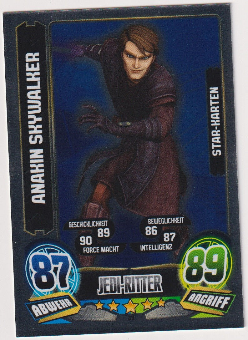 Topps Star 2015 Anakin Skywalker Jedi-Orden Die Republik Jedi-Ritter TCG Rare – Bild 1