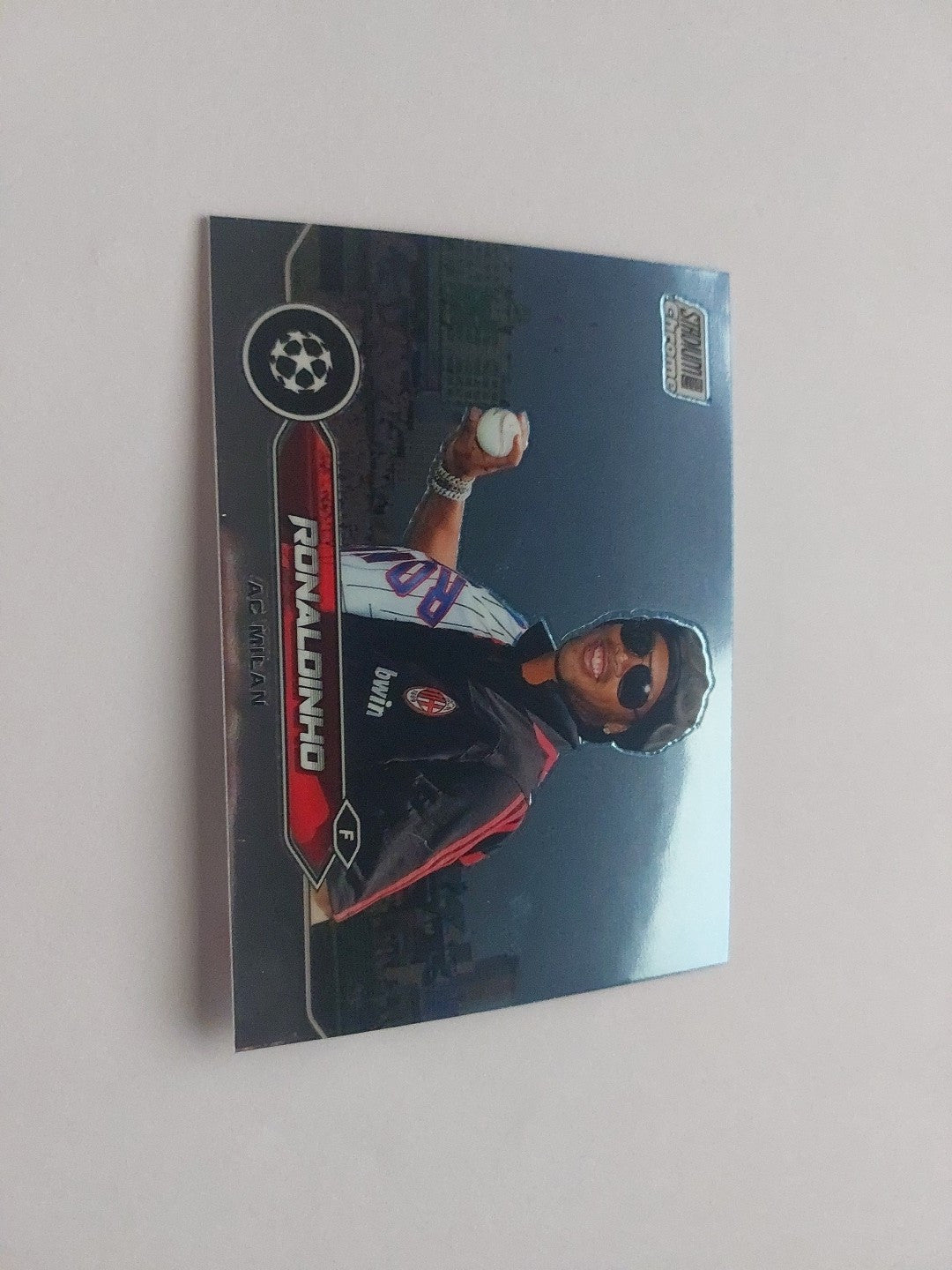 Topps Stadium Club Chrome 2023/24 Ronaldinho AC Mailand Barcelona Parallel – Bild 1