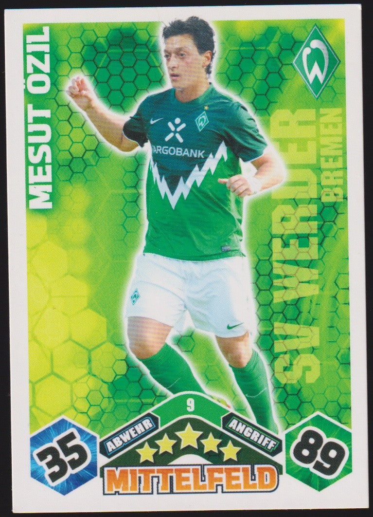 Topps Match Attax Mesut Özil SV Werder Bremen Bundesliga Parallel Rare – Bild 1