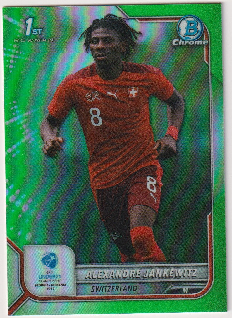 Topps Bowman Chrome 2023-24 Alexandre Jankewitz Rookie Switzerland Parallel – Bild 1