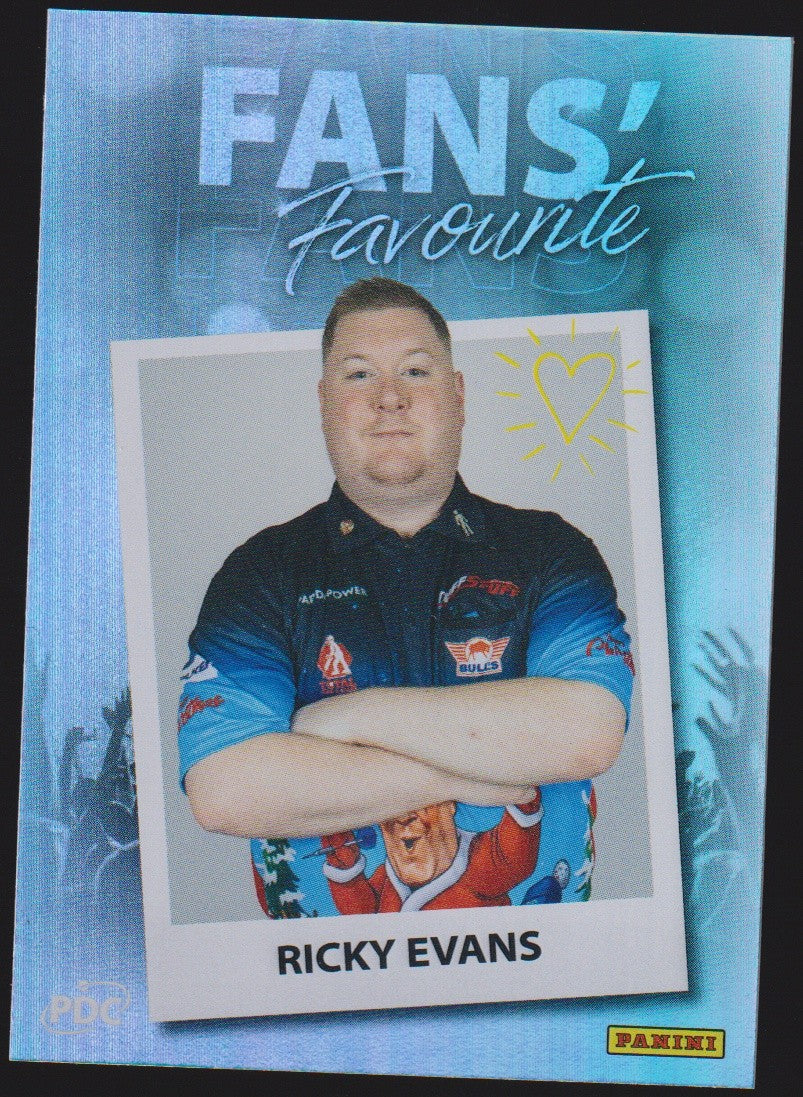 Panini PDC World Championship 2026 Ricky Evans "Rapid" Refractor Parallel – Bild 1