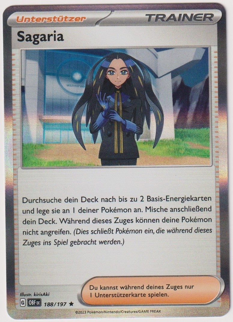 Pokemon TCG Sagaria #188/197 Rare (R) Holo Deutsch 2023 – Bild 1