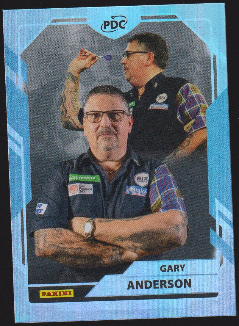 Panini PDC World Championship 2026 Gary Anderson Refractor Parallel – Bild 1