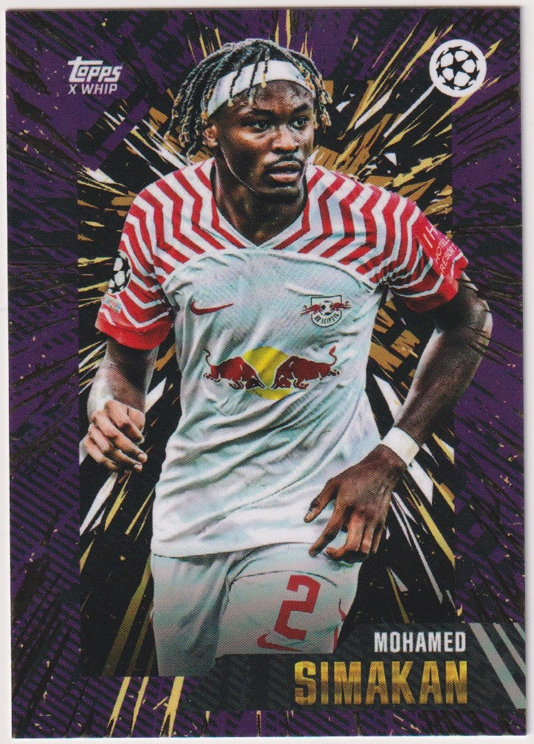 Topps X WHIP Mohamed Simakan RB Leipzig Champions League Parallel Rare – Bild 1