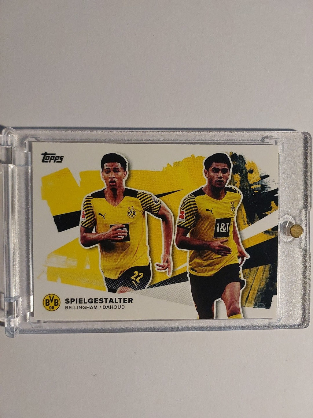 Topps Borussia Dortmund 2020-21 Bellingham & Dahoud Dual Parallel Ultra Rare Hit – Bild 1