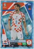 Topps Match Attax 2023-24 Borna Barišić Croatia Parallel Rare – Bild 1