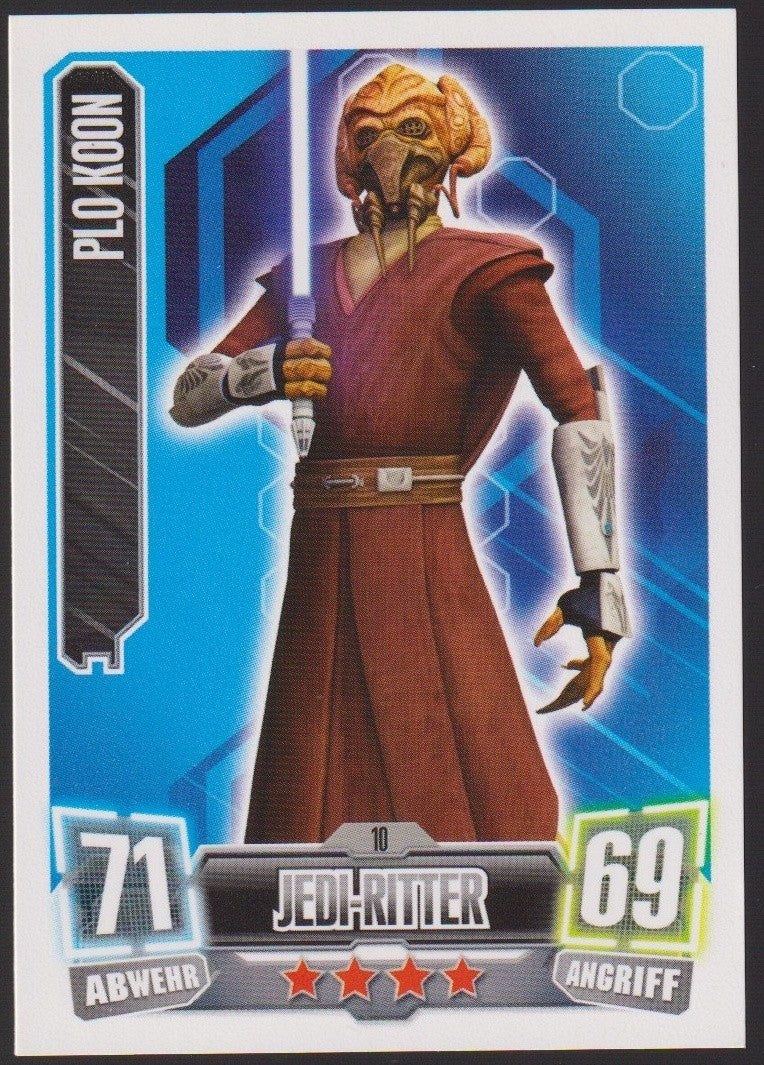 Topps Star Wars 2011 Plo Koon Republik Jedi-Ritter TCG Rare #69 – Bild 1