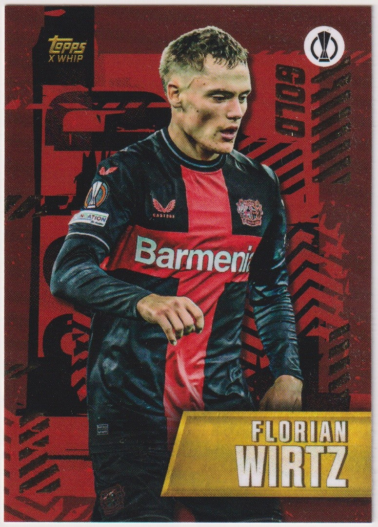 Topps X Whip Florian Wirtz Bayer Leverkusen Gold Parallel Rare – Bild 1