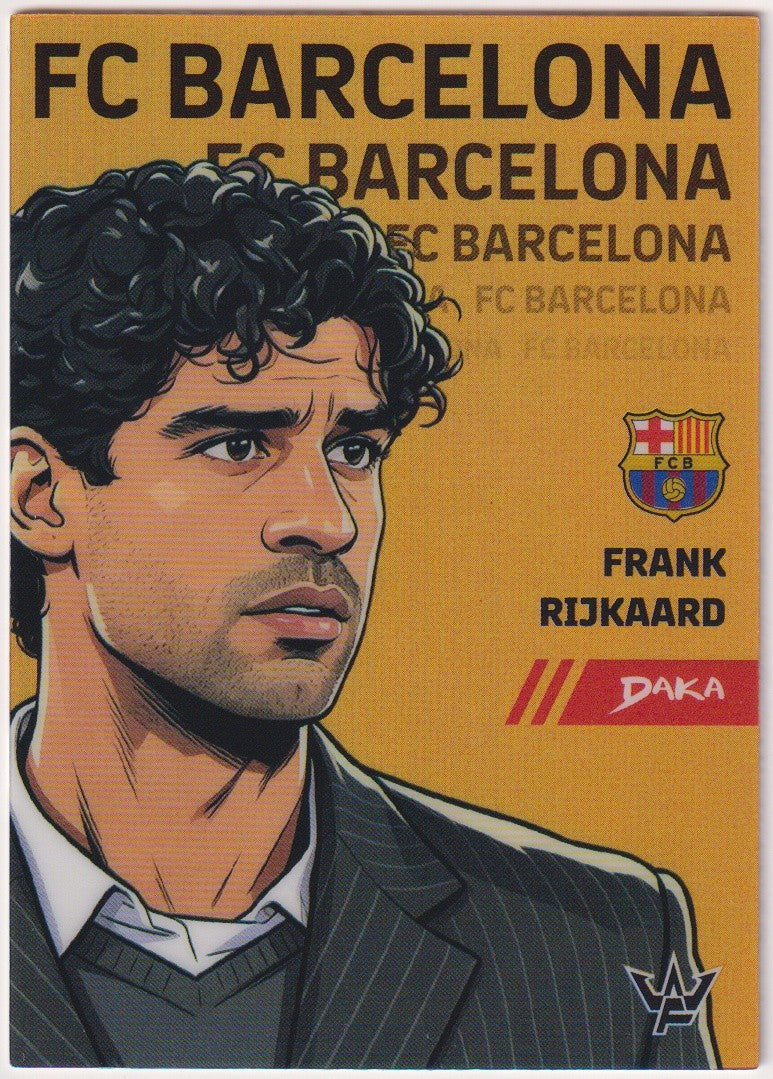 Daka BM-22 2025-26 Frank Rijkaard Barcelona Parallel 54/150 Case Hit Barca Manga – Bild 1