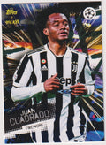 Topps Football Festival 2021-22 Juan Cuadrado Juventus Champions League Parallel – Bild 1