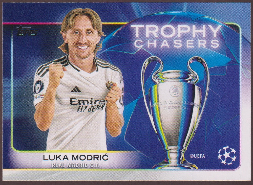 Topps Trophy 2024-25 Luka Modrić Real Madrid C.F. UEFA Champions League Parallel – Bild 1