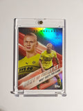 Topps UCC 2021-22 Erling Haaland Dortmund Parallel Refractor Insert Ultra Rare – Bild 1