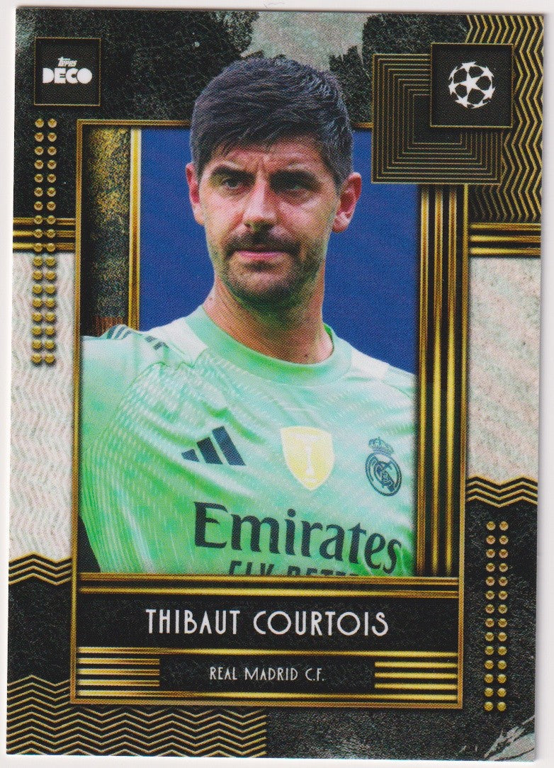 Topps 2024-25 Thibaut Courtois Real Madrid C.F. Champions League Parallel – Bild 1