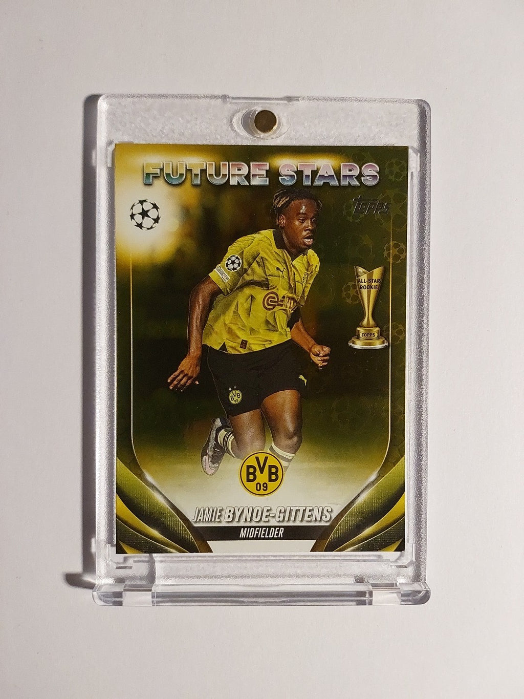 Topps UCC 2023-24 Jamie Gittens Dortmund Parallel Rookie Insert Ultra Rare Hit – Bild 1