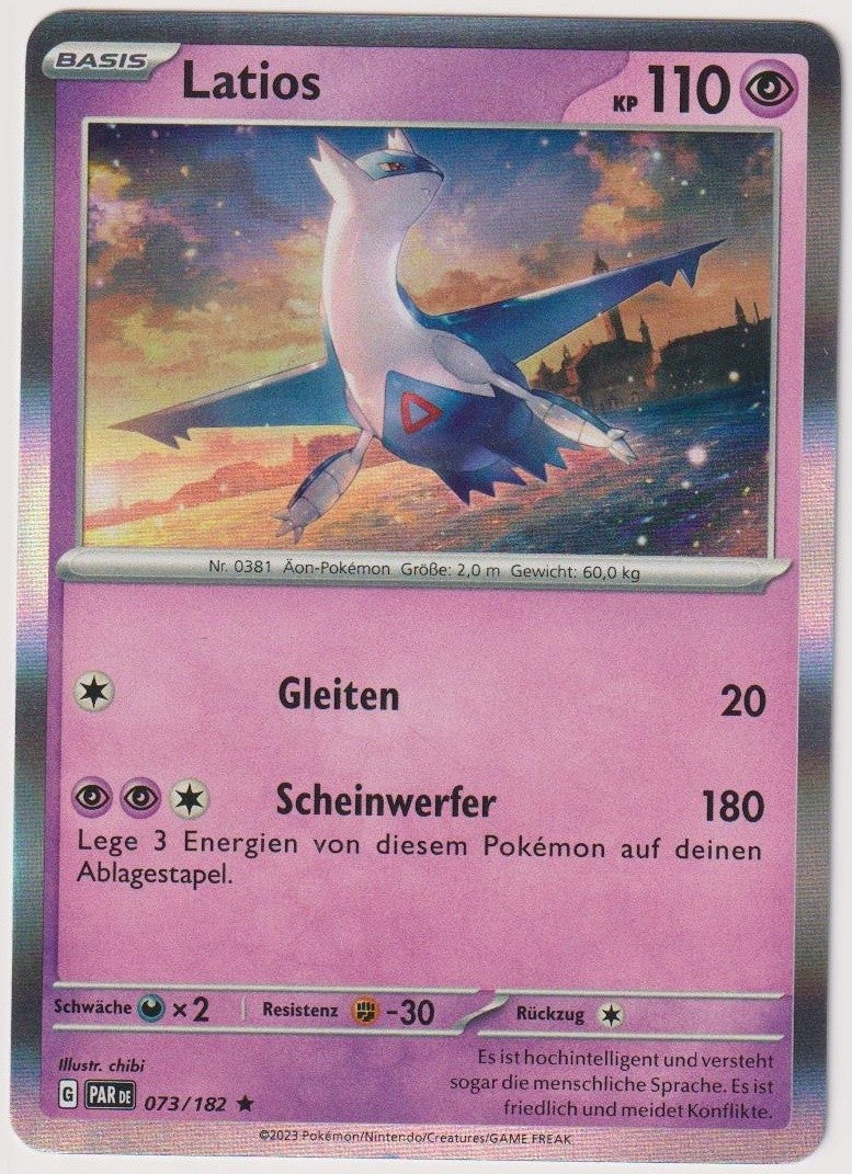Pokemon TCG Latios #73/182 Rare (R) Holo Deutsch 2023 – Bild 1