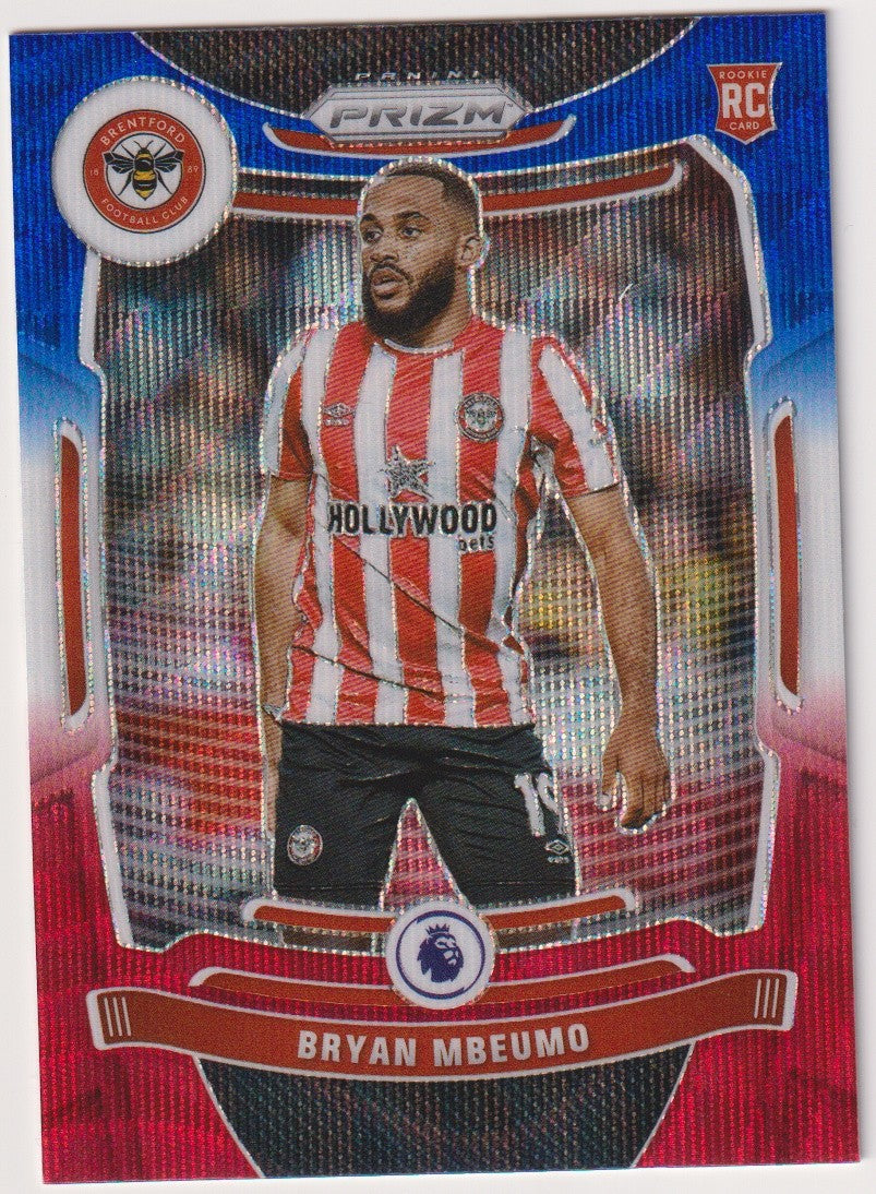 Panini Prizm 2021-22 Bryan Mbeumo Rookie Brentford Football Club Premier – Bild 1