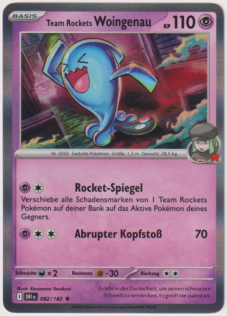Pokemon TCG Wobbuffet #82/182 Rare (R) Holo Deutsch 2025 – Bild 1