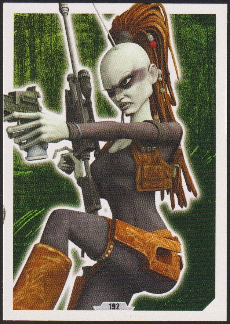 Topps Star Wars 2012 Aurra Sing Söldner Kopfgeldjäger TCG Rare #192 – Bild 1