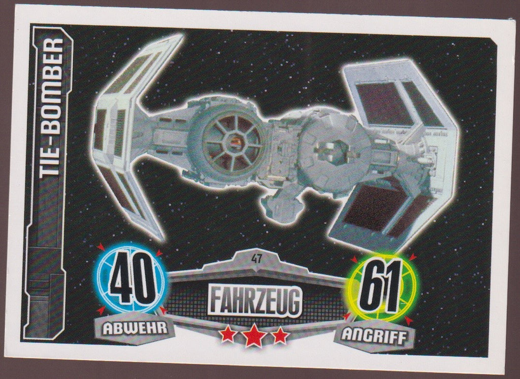 Topps Star Wars 2012 TIE-BOMBER Fahrzeug TCG Rare – Bild 1