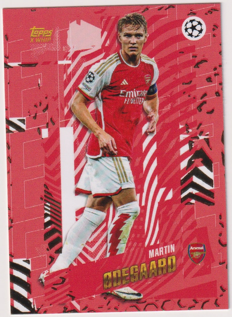 Topps Champions League 2022-23 Martin Odegaard Arsenal Parallel Rare – Bild 1