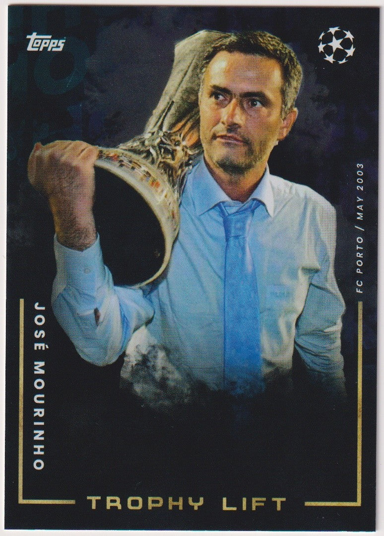 Topps Trophy Lift 2003-04 José Mourinho FC Porto Parallel Rare – Bild 1