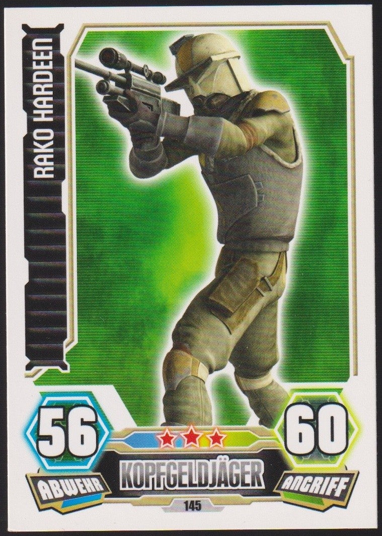 Topps Star Wars 2012 Rako Hardeen Söldner Kopfgeldjäger TCG Rare #145 – Bild 1