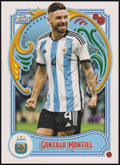 Topps 2022-23 Gonzalo Montiel Argentina Parallel Rare – Bild 1