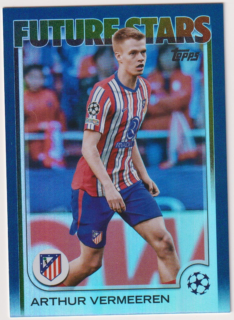 Topps 2023-24 Arthur Vermeeren Rookie Atlético de Madrid Future Stars Parallel – Bild 1