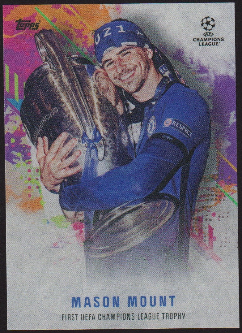 Topps UEFA Champions League 2021-22 Mason Mount Chelsee Parallel Rare – Bild 1