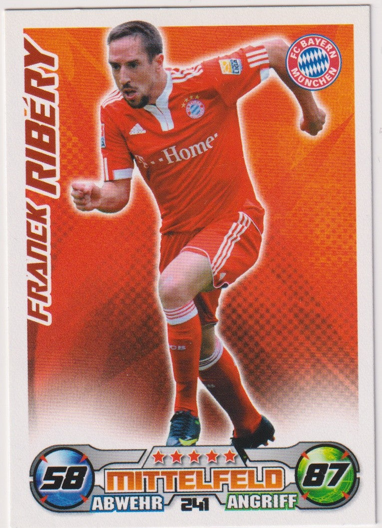 Topps Match Attax Franck Ribéry FC Bayern München Bundesliga Parallel Rare 58 – Bild 1