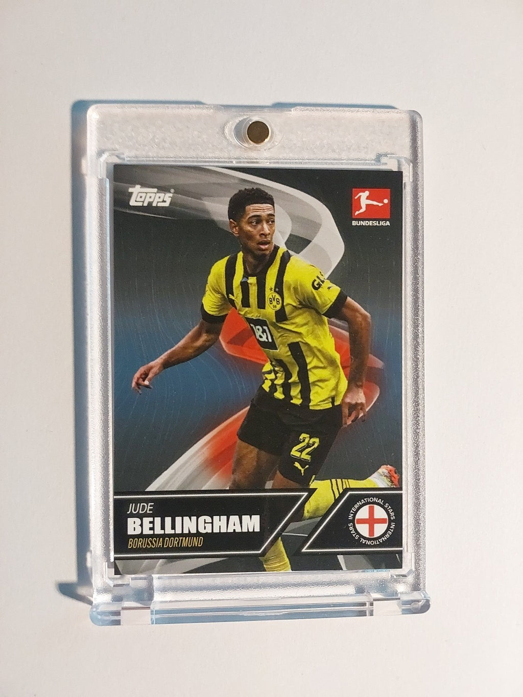 Topps Bundesliga 2022-23 Jude Bellingham Dortmund Parallel Ultra Rare Hit – Bild 1
