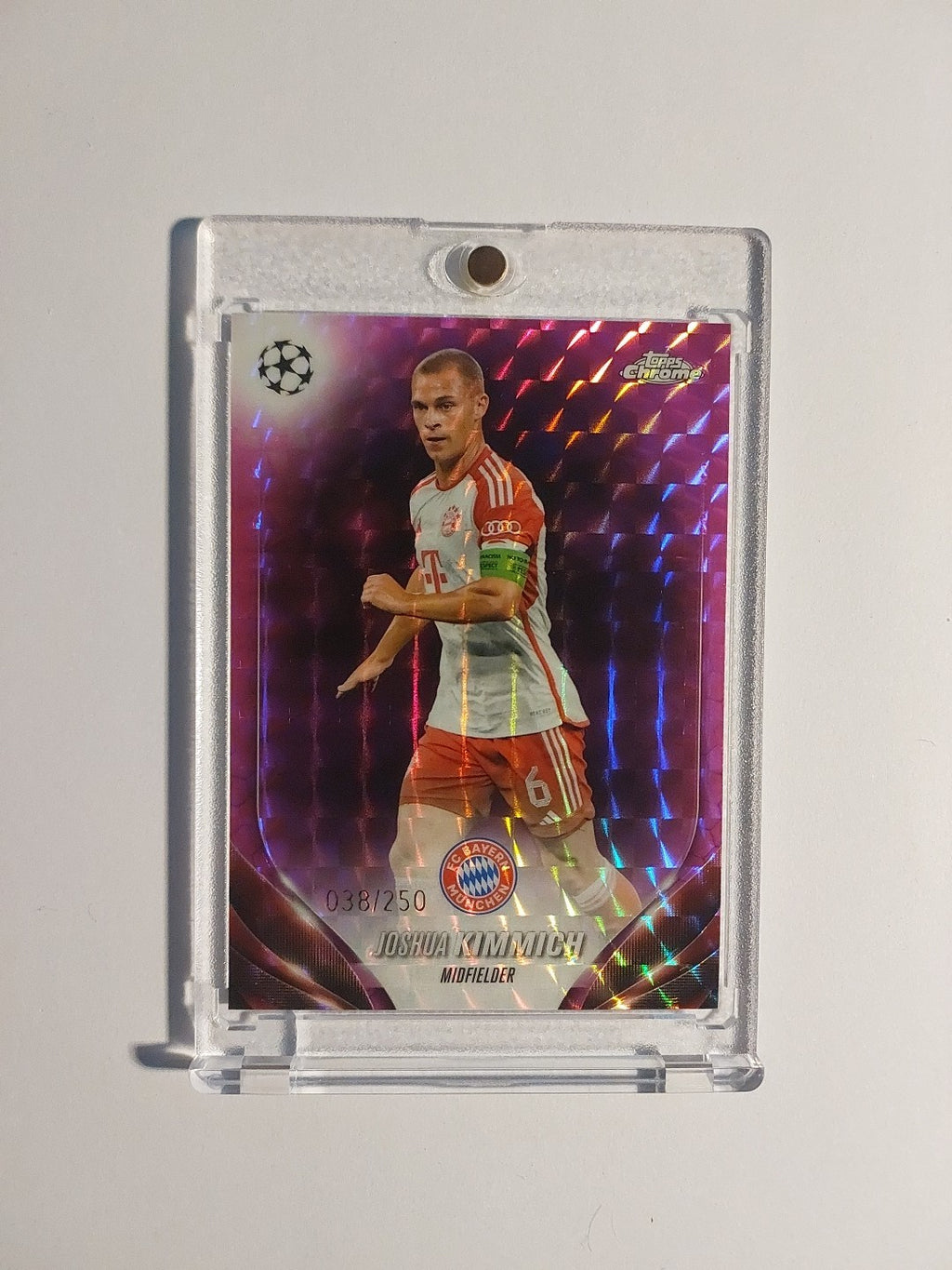 Topps Chrome Bundesliga 2023-24 Joshua Kimmich Bayern München Parallel 38/250 – Bild 1