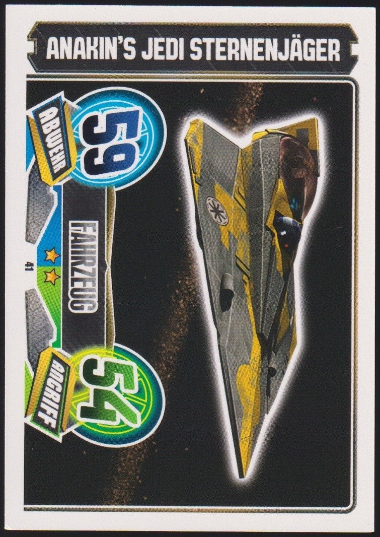 Topps Star Wars 2010 Jedi Sternenjäger Republik Fahrzeug TCG Rare #59 – Bild 1