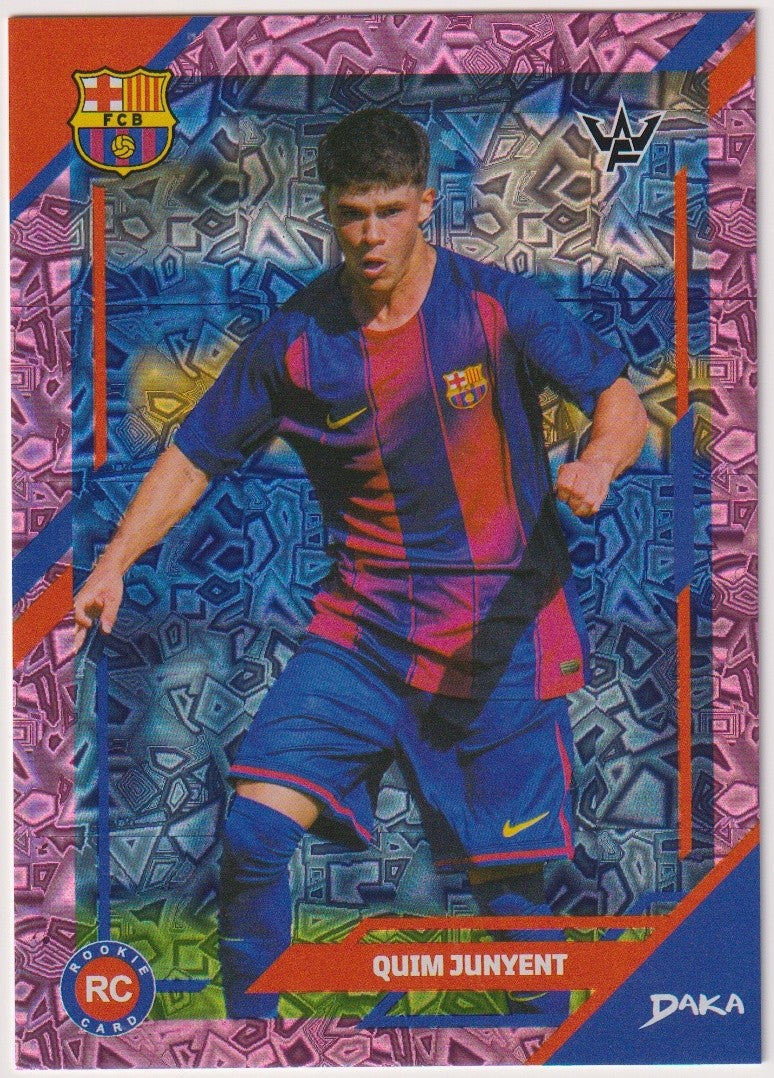 Daka 17-B 2025-26 Quim Junyent FC Barcelona Parallel Rookie Rare Refractor – Bild 1