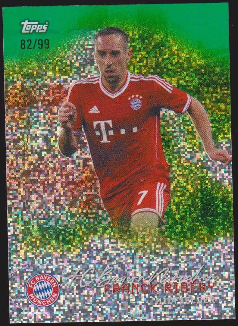 Topps PP-6 2024-25 Franck Ribery FC Bayern München Parallel 82/99 Refractor – Bild 1