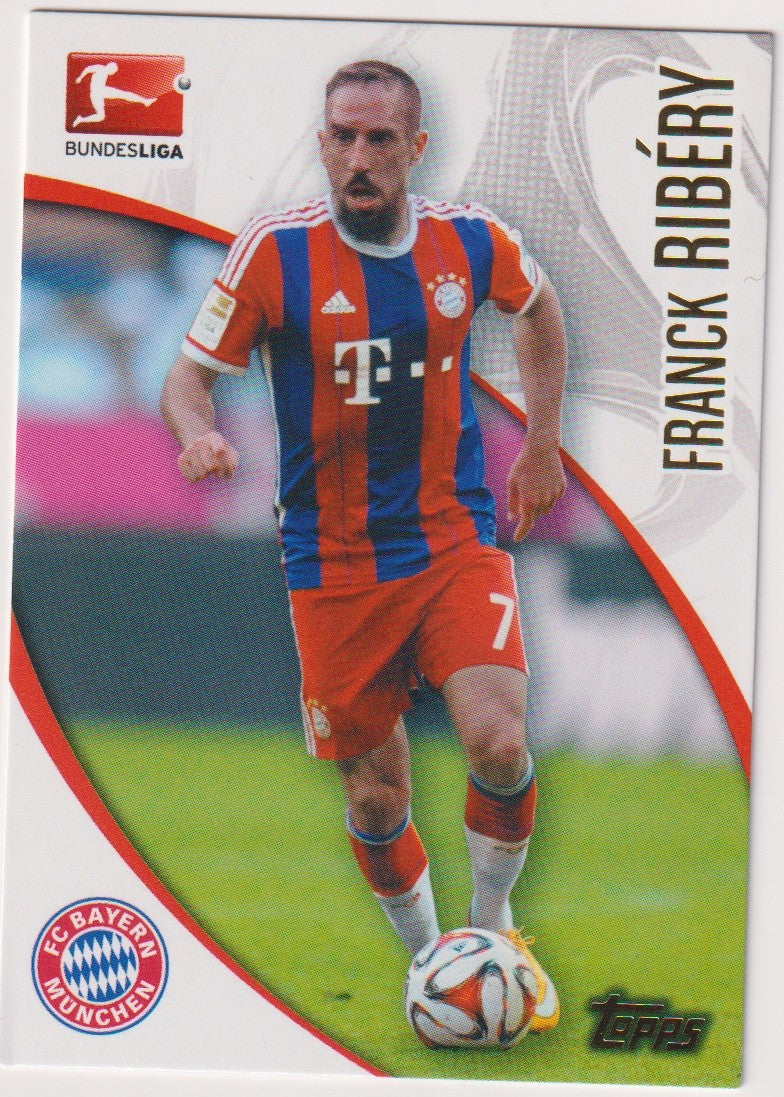 ToppsBundesliga 2013-14 Franck Ribéry FC Bayern München Legend Parallel Rare – Bild 1