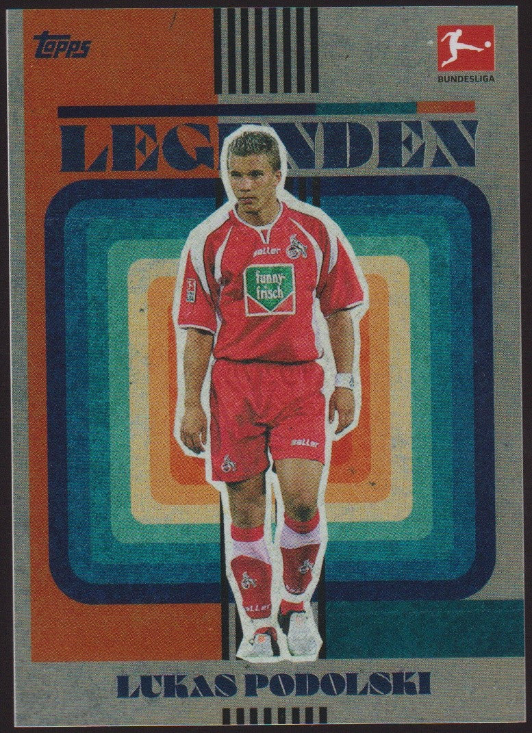 Topps Legenden 2013-14 Lukas Podolski 1. FC Köln BUNDESLIGA Parallel Rare – Bild 1