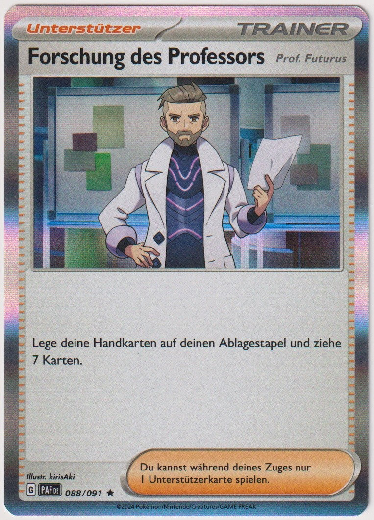 Pokemon TCG Professors Research #88/91 Rare (R) Holo Deutsch 2024 – Bild 1