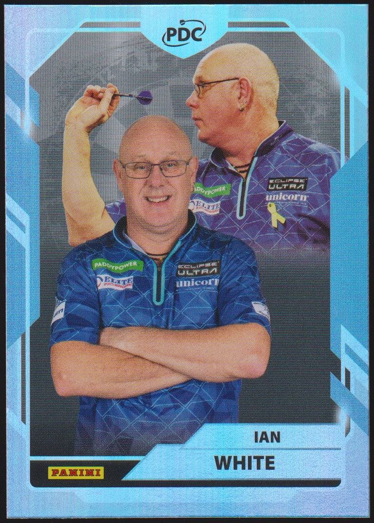 Panini PDC World Championship 2026 Ian White "Diamond" Refractor Parallel – Bild 1