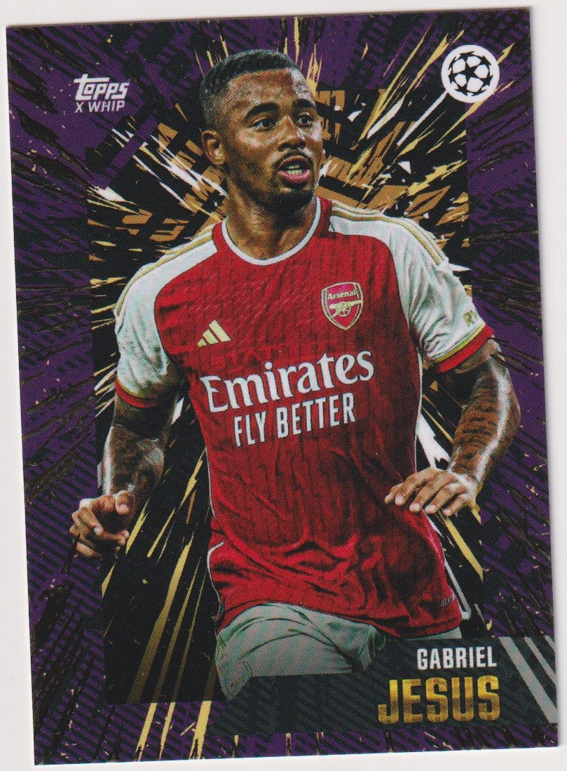 Topps X WHIP Gabriel Jesus Arsenal Parallel Rare – Bild 1