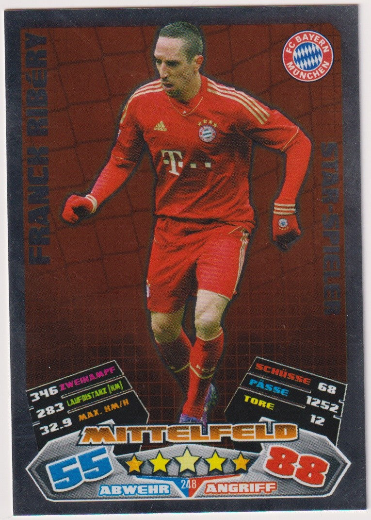 Topps Match Attax Franck Ribéry FC Bayern München Bundesliga Parallel Rare – Bild 1