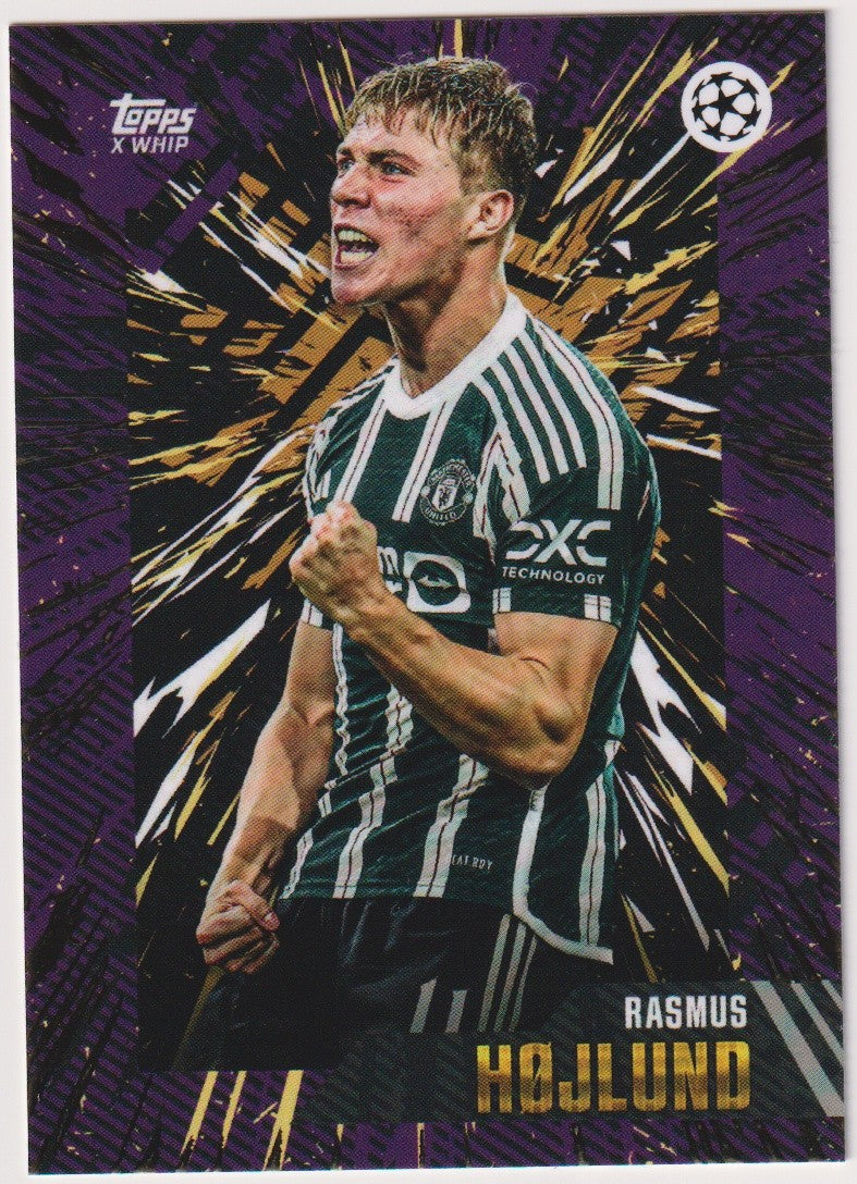Topps X WHIP Rasmus Hojlund Manchester United Parallel Rare – Bild 1