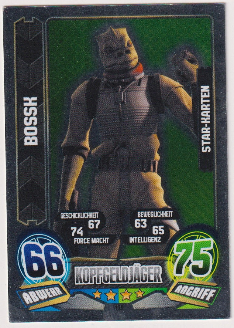Topps Star Wars 2010 Bossk Unterwelt Kopfgeldjäger TCG Rare #158 – Bild 1