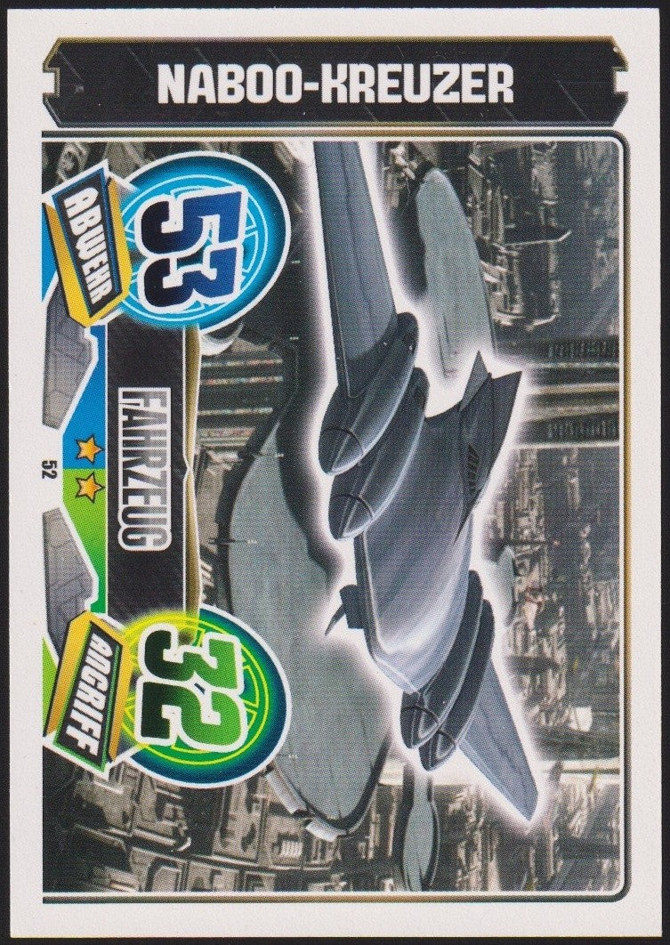 Topps Star Wars 2010 Naboo-Kreuzer Republik Fahrzeug TCG Rare #52 – Bild 1