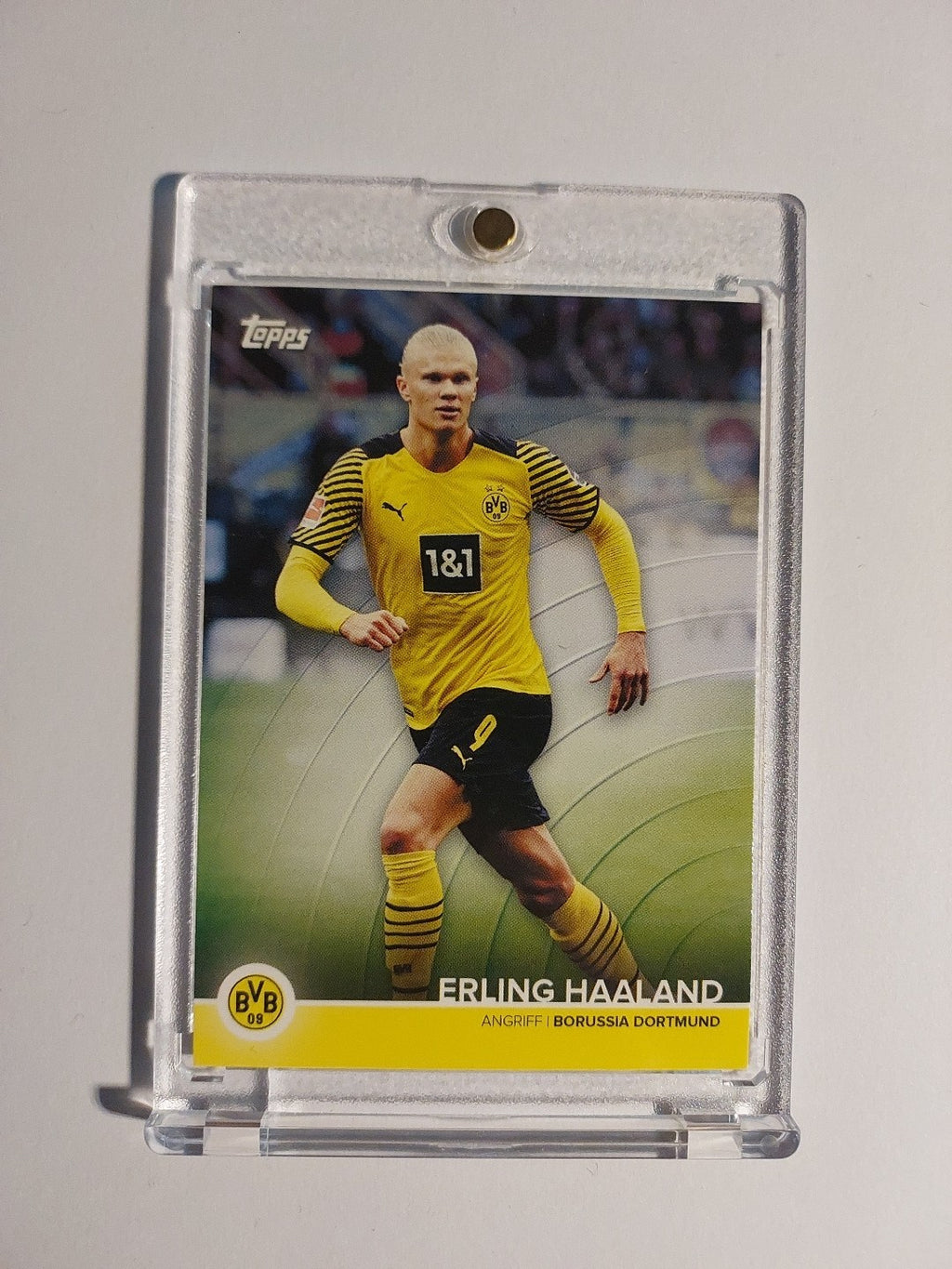 Topps Borussia Dortmund Team Set 2020-21 Erling Haaland Parallel Ultra Rare Hit – Bild 1