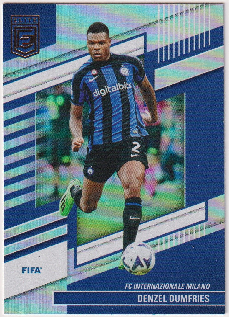 Panini DonRuss Elite 2022-23 Denzel Dumfries FC Internazionale Milano Parallel – Bild 1