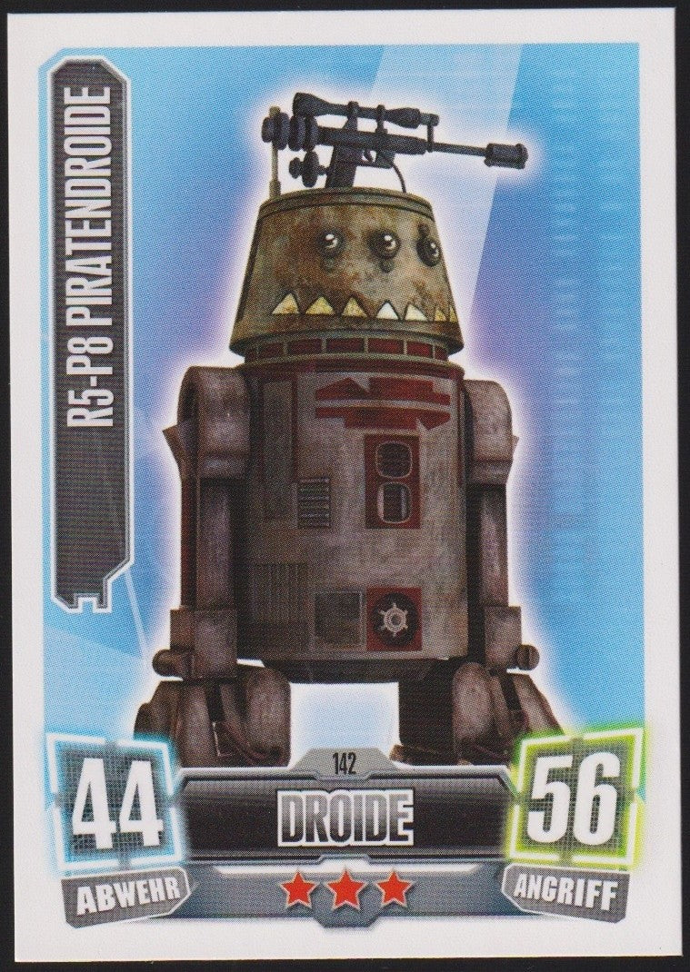 Topps Star Wars 2011 R5-P8 Piratendroide Söldner TCG Rare #142 – Bild 1
